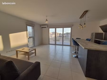 à louer – t4 meublé de 82 m² dans résidence de 2019 à rousset