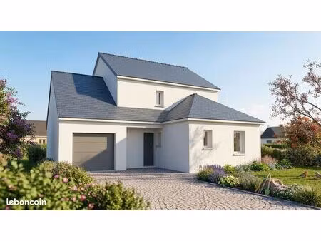 projet de construction d'une maison 108 m² avec terrain à ahuille (53)