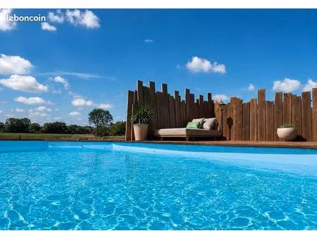 rare longère rénovée 238 m² avec piscine et espaces annexes