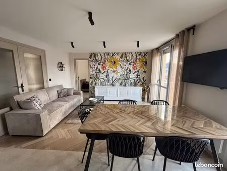 location t3 meublé 65 m2