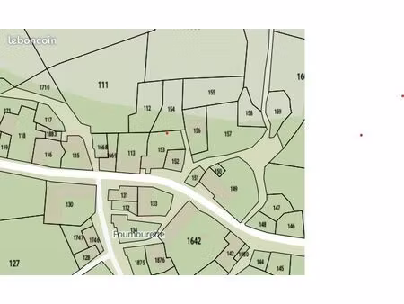 terrain constructible  701 m2