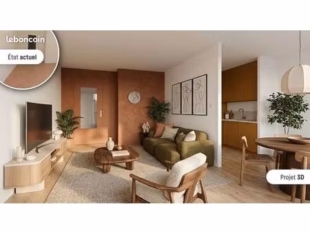 appartement 3 pièces 66 m²