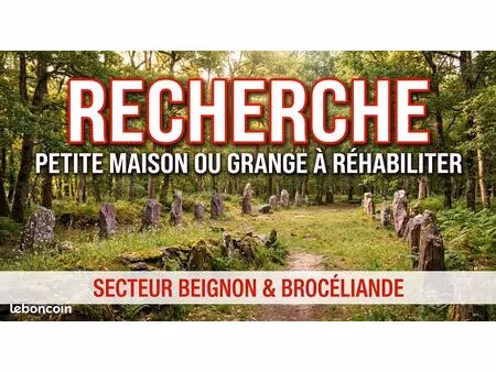 petite maison ou grange à réhabiliter – secteur beignon