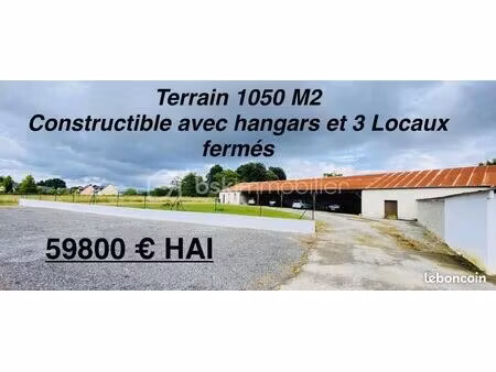 terrain 1 050 m² guilliers