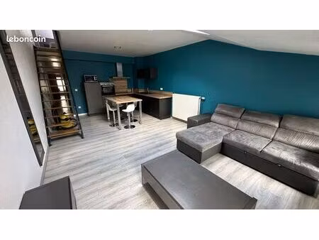 appartement meublé t2 55 m² centre-ville verdun