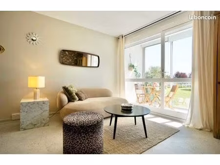 cocon rénové  loggia + vue parc arboré — centre larmor