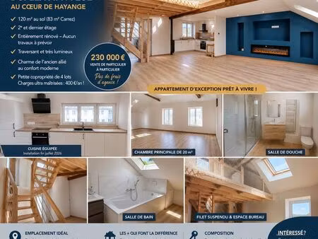 chaleureux appartement avec filet suspendu