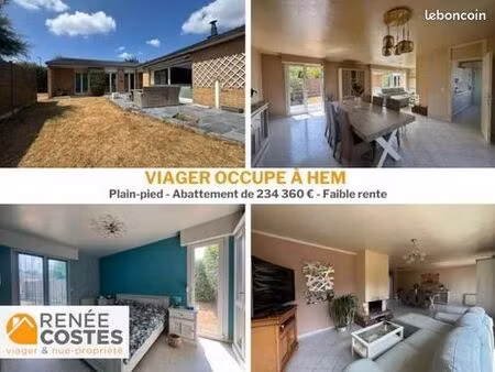 maison en viager 3 pièces 126 m²