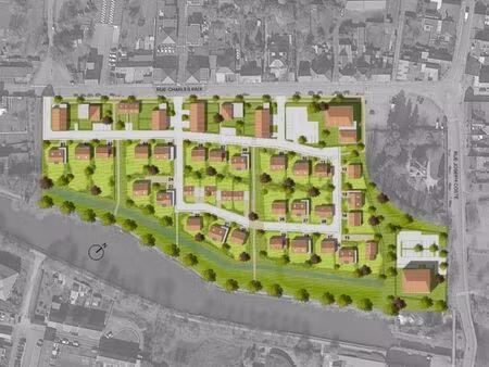 terrain 458 m² courchelettes