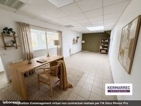 bureaux 140 m² vannes