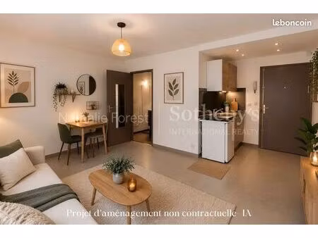 studio 1 pièce 23 m²