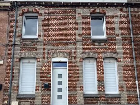 à vendre – grande maison familiale de 120 m² avec jardin – la sentinelle (rue émile basly)