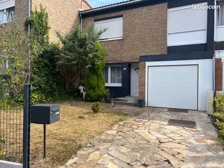 maison familiale 92 m² – 3 chambres – garage et jardin – tourcoing
