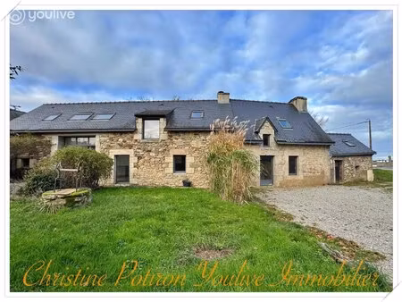 à vendre – pontivy nord authentique longère au calme au nord noyal pontivy
