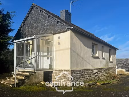 maison de plain-pied 3 chambres avec sous-sol complet et jardin – plémet