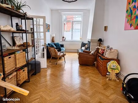 lille pellevoisin - maison 1930 env. 117 m² - 3 chs + bureau - jardin