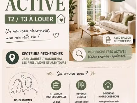 recherche appartement t2/t3