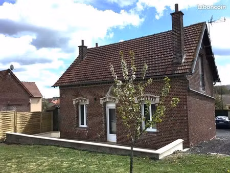 maison individuelle à louer à lassigny - 3 pièces (2 chambres) avec jardin
