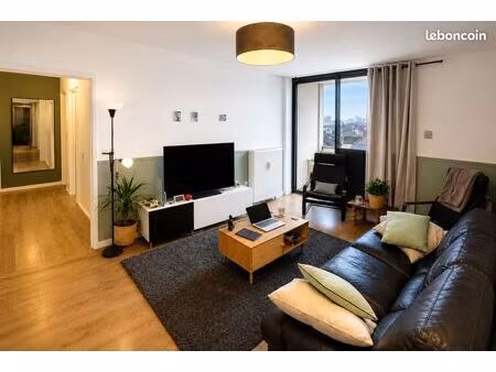 appartement meublé 70 m² – 2 chambres – balcon – parking – la madeleine