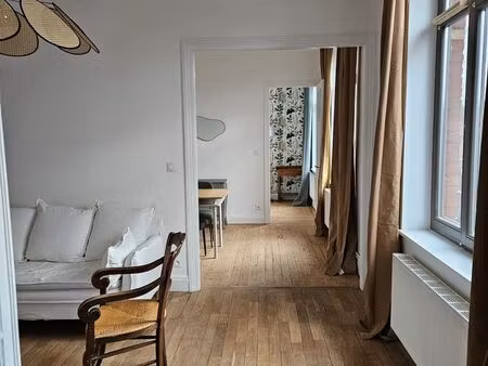 appartement meublé t3 55m2 villeneuve d'ascq (sart)