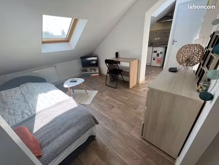 ◊ studio meublé – rue de lancrel – centre-ville d'alençon disponible
