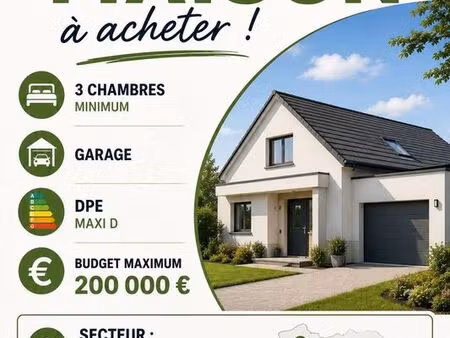 recherche maison à vendre
