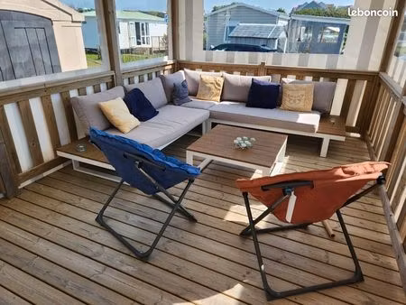mobilhome equihen plage 40m²