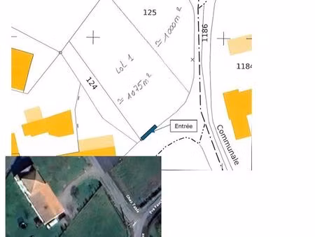 terrain constructible 2 000 m² divisible - cu validé - orléat
