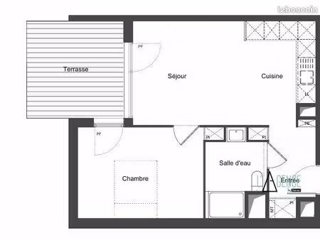appartement 2 pièces 42 m²