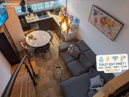 bel appartement f1 bis 29m² meublé tout inclus - sept à juin