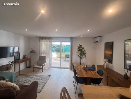 t3 + bureau • maison 74 m² avec terrasse  jardin  2 parkings – anglet
