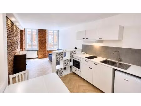 toulouse saint-cyprien appartement t1rénové dans immeuble toulousain