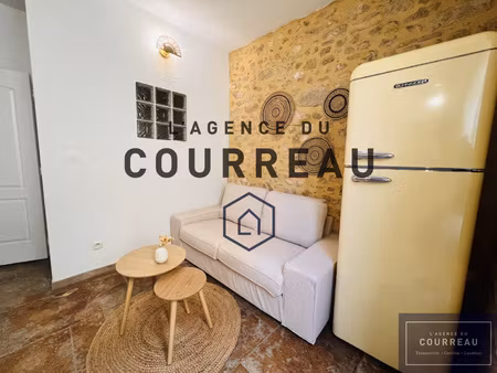 charmant f3 loué meublé de 35.80 m2 rénové et meublé à prox