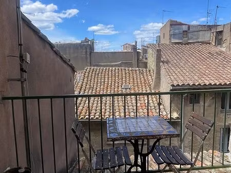 maison de ville avec terrasse pezenas centre