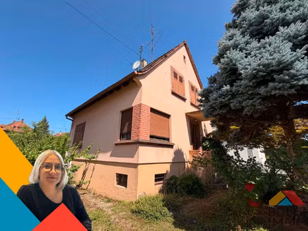 maison 5 pièces avec jardin et sous-sol complet à sélestat