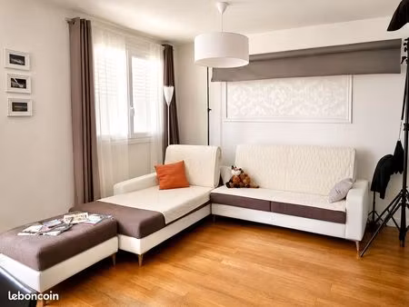 lyon 5ᵉ  lyon 9e – t4 bis traversant de 80 m² – balcon  résidence arborée  métro à 7 min