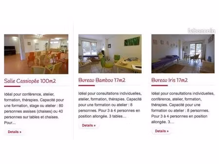 location bureaux consultations ou ateliers