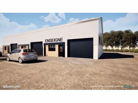 entrepôt réhabilité 180 m² avec terrain 1 300 m² – direct propriétaire