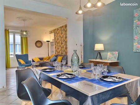 maison meublée 3 ch avec jardin quartier calme
