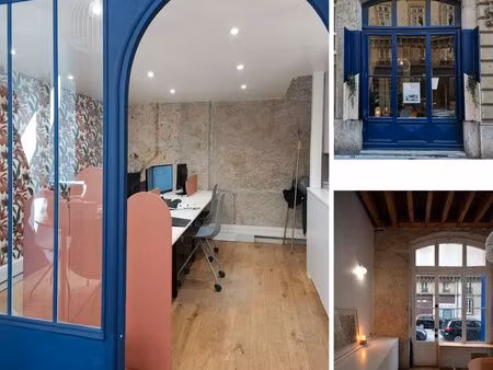coworking à taille humaine/2 postes/proche bellecour/lyon2