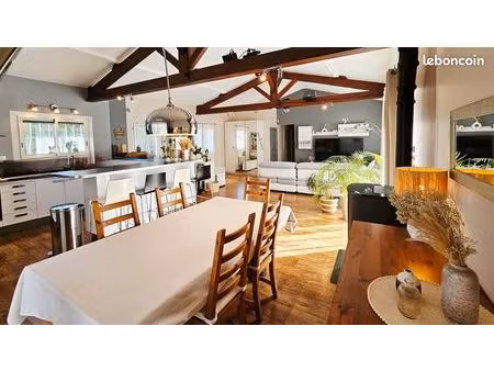 vourles - villa meublée 140 m2 climatisée - 4 ch (idéal cadres / mutation)