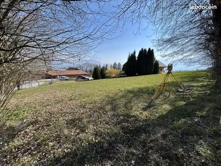 terrain 760 m² pers jussy