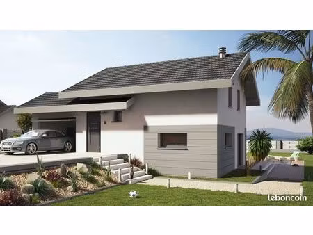 projet de construction d'une maison 105 m² avec terrain à larringes (74)