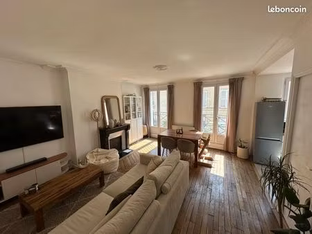 appartement 2/3 pièces – 52 m² – batignolles / brochant – entièrement rénové avec balcon