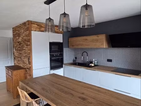 appartement t3 rénové et lumineux avec vue sur le mont-blanc
