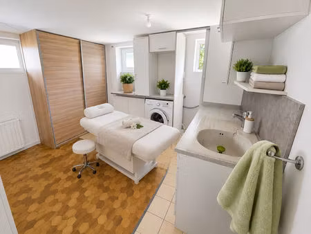a vendre  appartement 2 chambres avec espace professionnel indépendant.