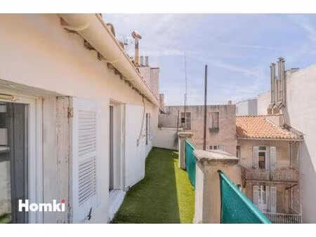 appartement t3 traversant de 64 m2 à marseille 13006  rue paradis