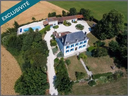 demeure de caractère du xixᵉ siècle (333 m²) avec parc  piscine & maison d'amis