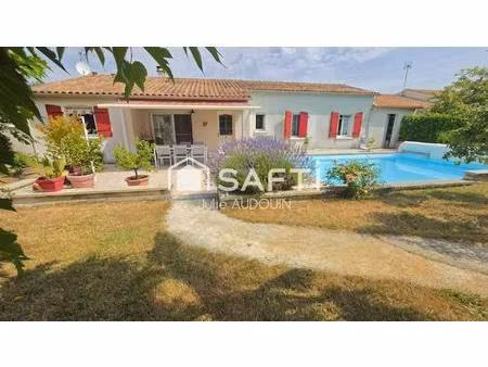 maison de 128 m² avec piscine - aux portes de st jean d'y