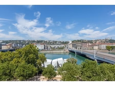 lyon 7ᵉ – duplex haussmannien d'exception sur les quais du rhône – vue panoramique sur fou